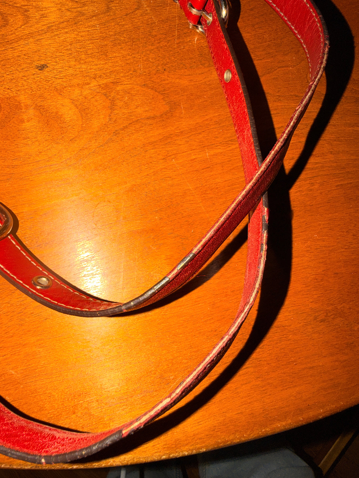 Coach Legacy Red Leather Tote Shoulder Bag