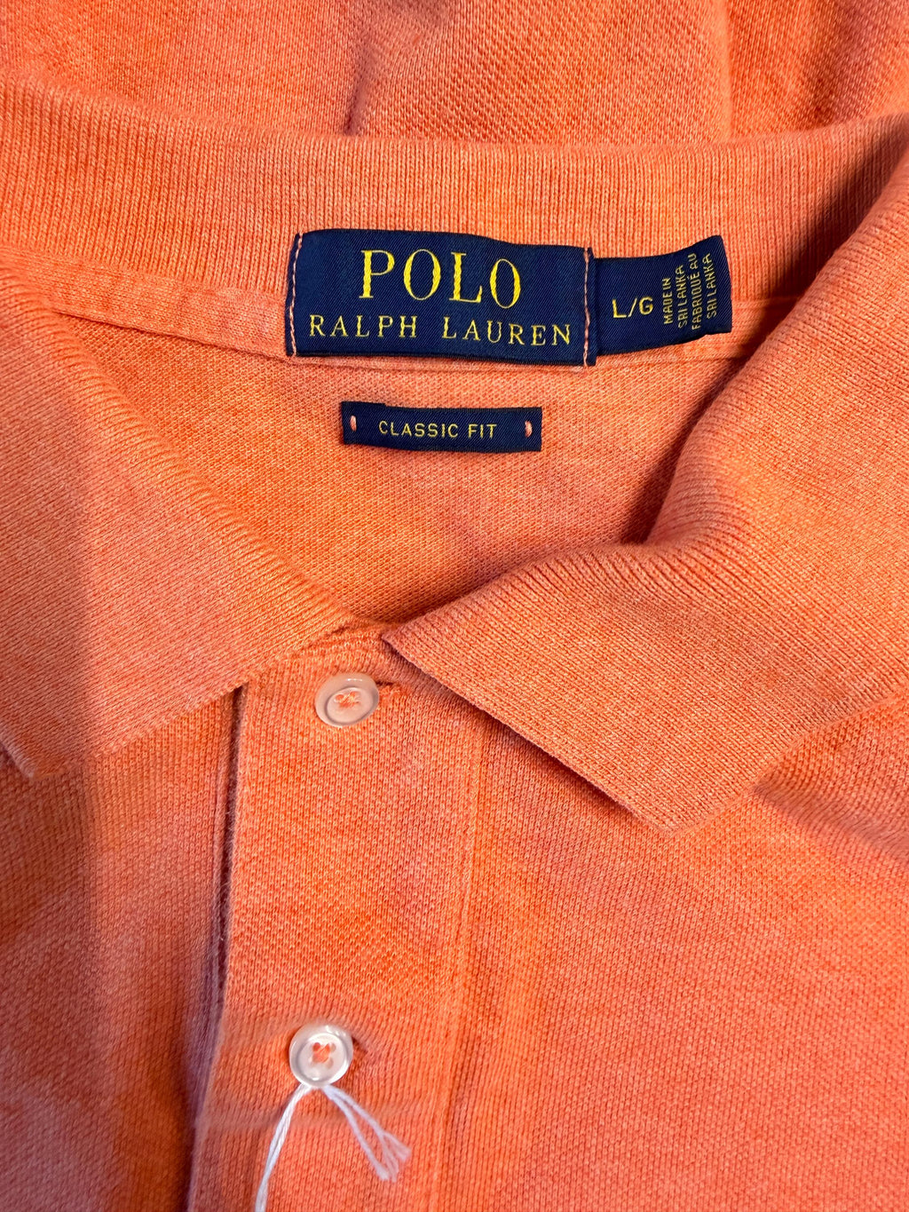 Polo Ralph Lauren Orange Polo