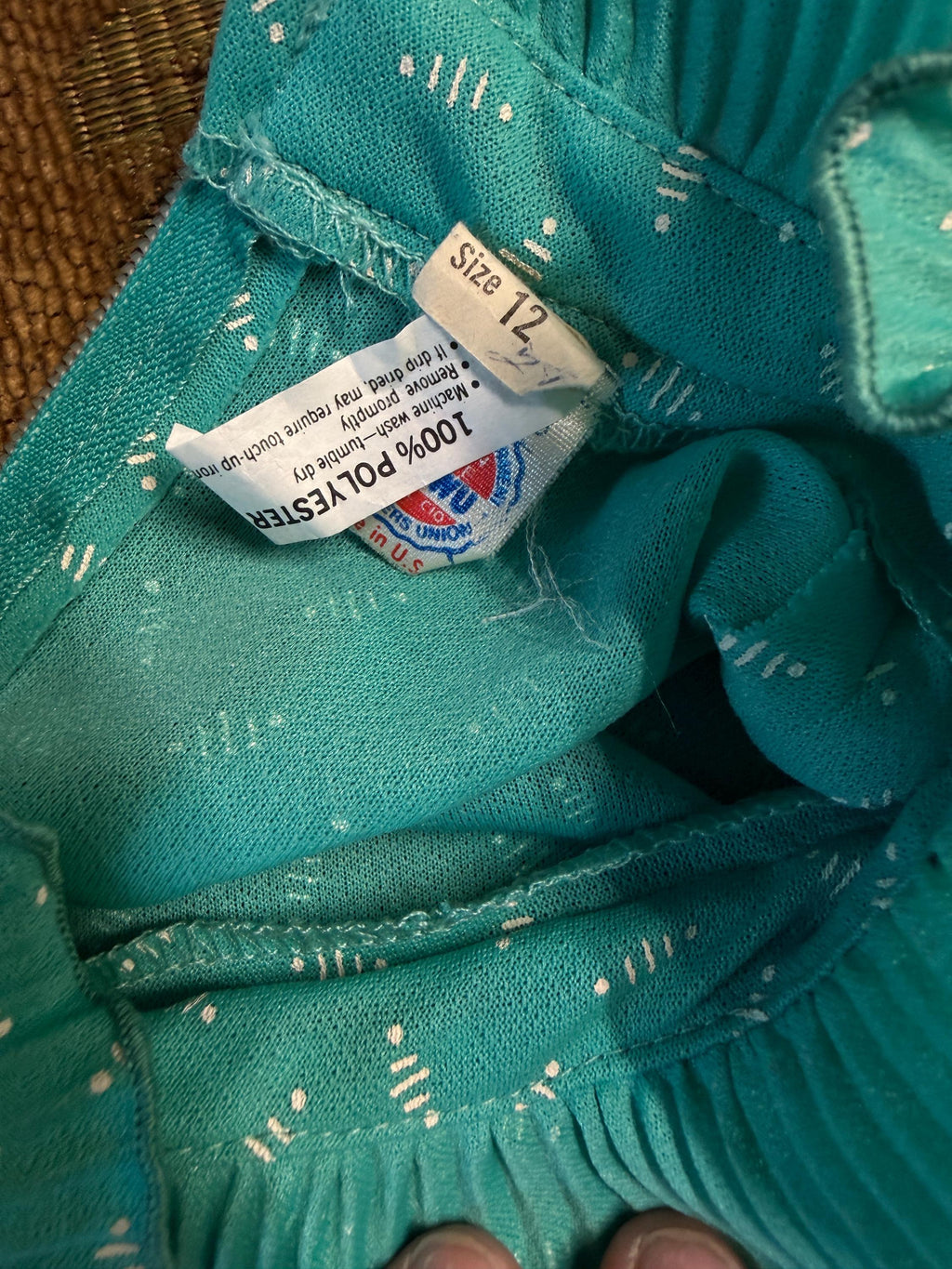 Vintage Mint Green Prairie Dress