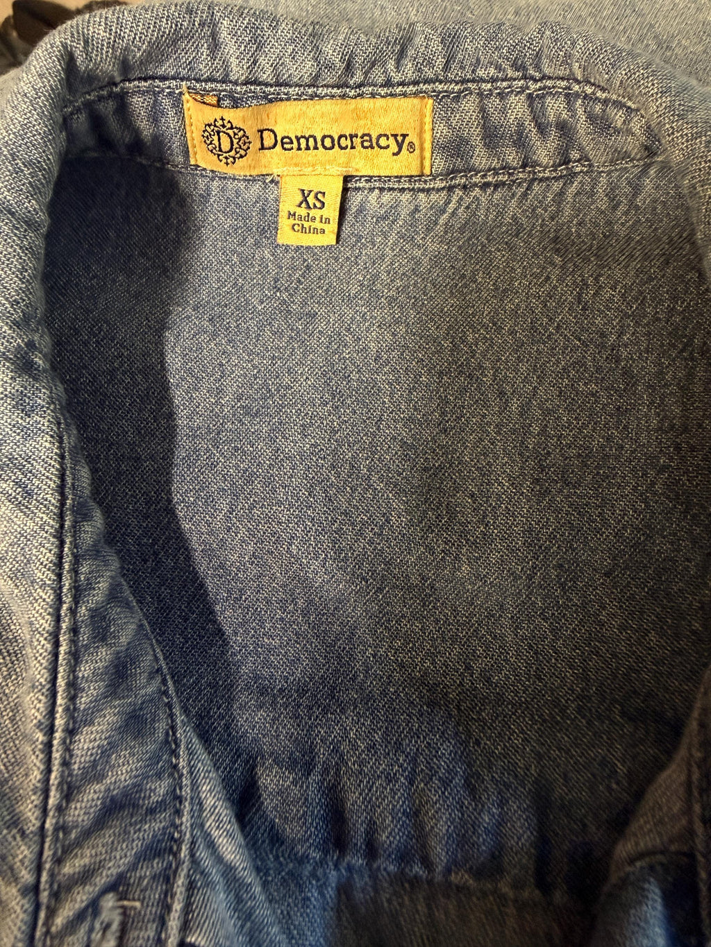 Democracy Denim Button Front Shirt Jacket