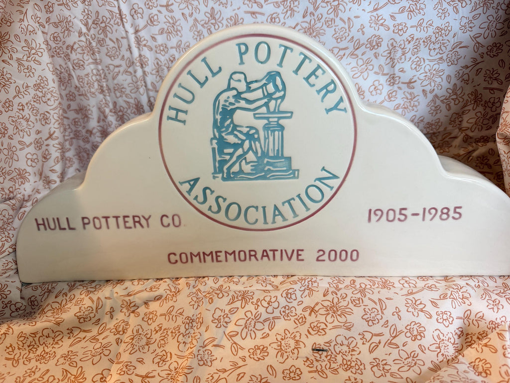 Hull Pottery Association Commemorative 2000 Wall Plaque Hull Pottery Co 1905-1985 Collector Display