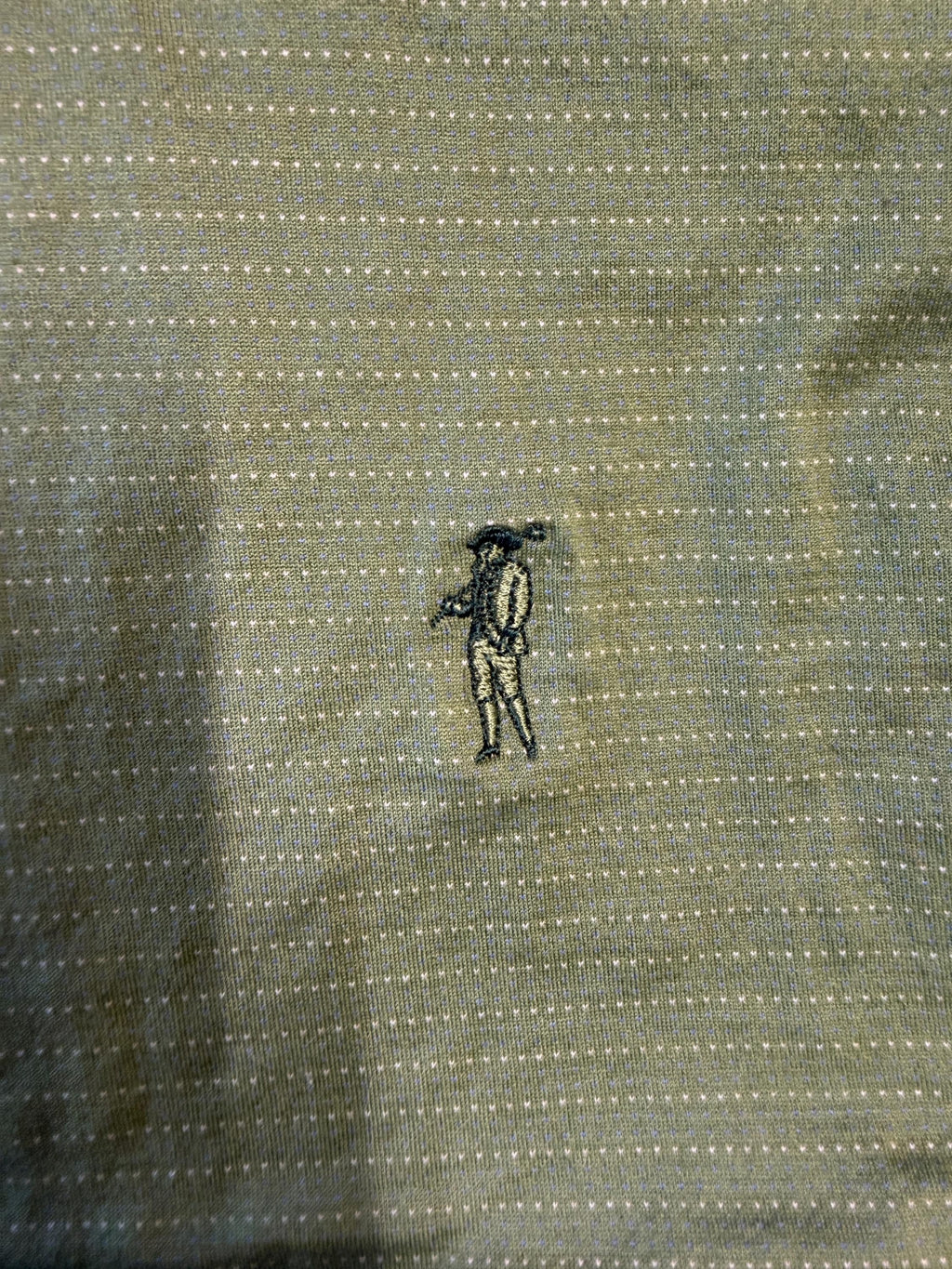 Fairway & Greene Green Micro Dot Golf Polo