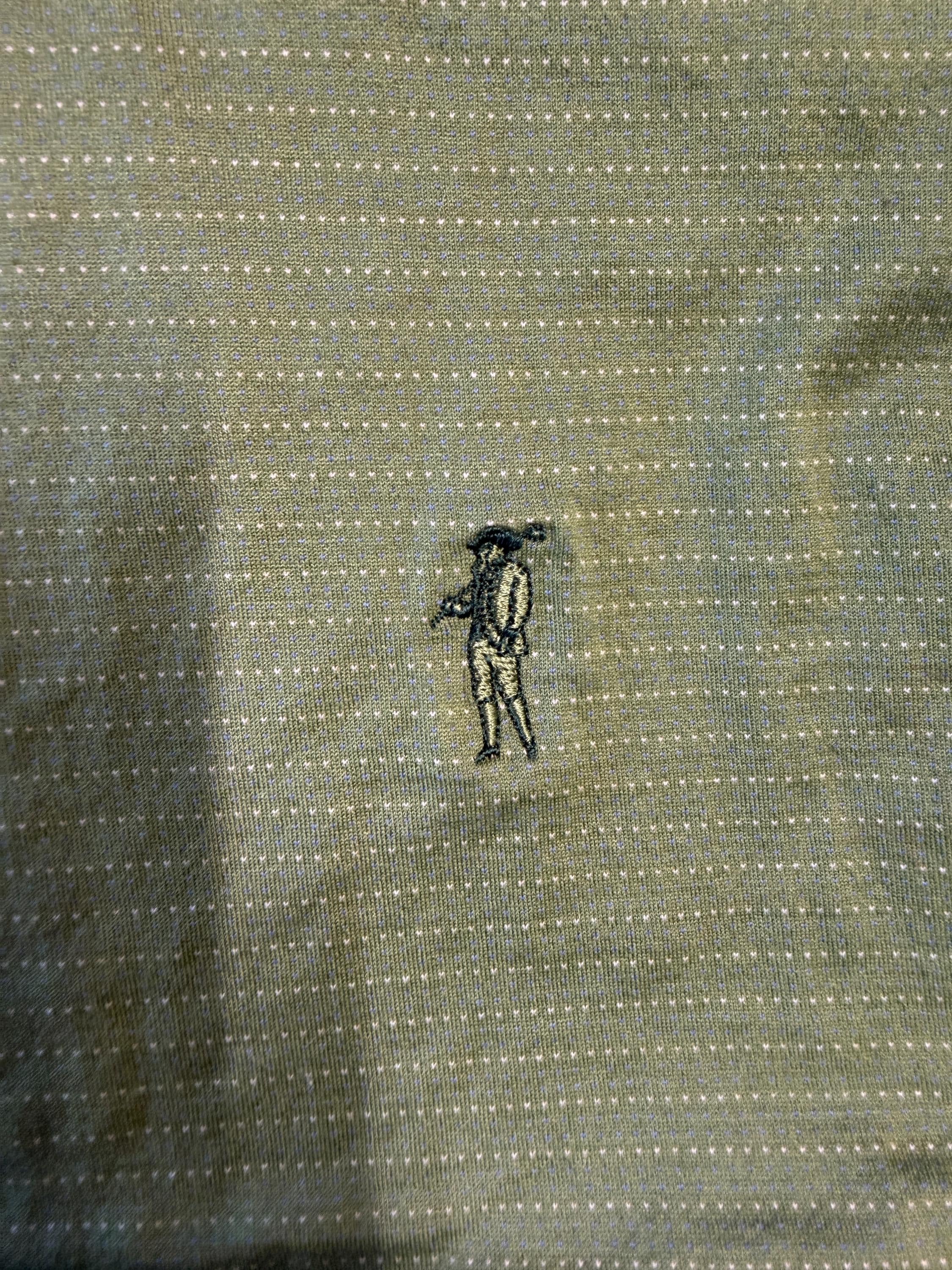 Fairway & Greene Green Micro Dot Golf Polo