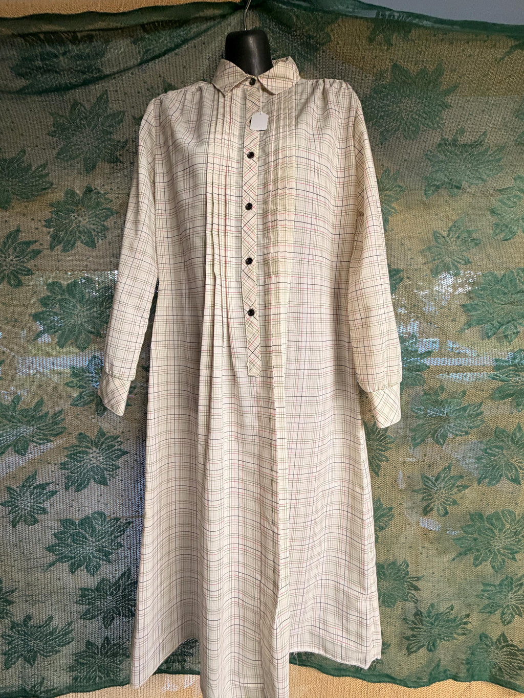 Vintage Kenny Classics Plaid Shirt Dress