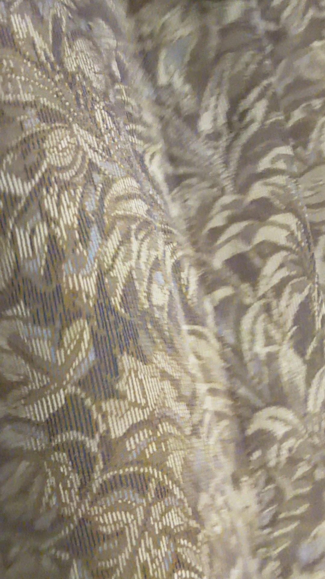 Ellen Tracy by Linda Allard 100% Silk Damask Jacquard Blouse